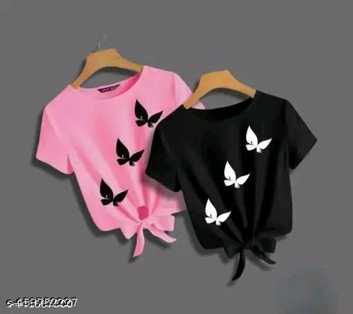 Pretty crop top for girls