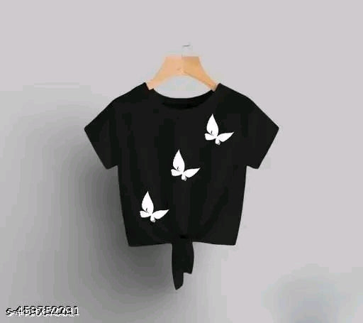 Pretty crop top for girls