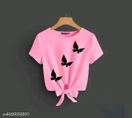 Pretty crop top for girls