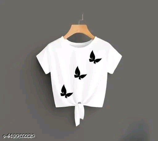 Pretty crop top for girls